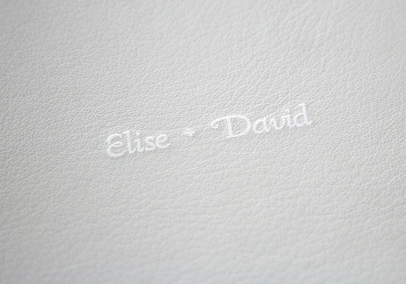 Album with "Optimism" Leather and Cover Imprinting (Available on Select Materials)